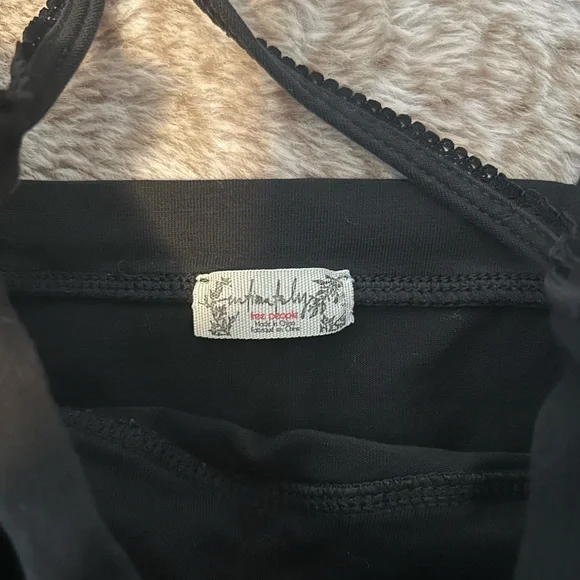 Free People Black Lace Tank Top - Picture 2 of 3